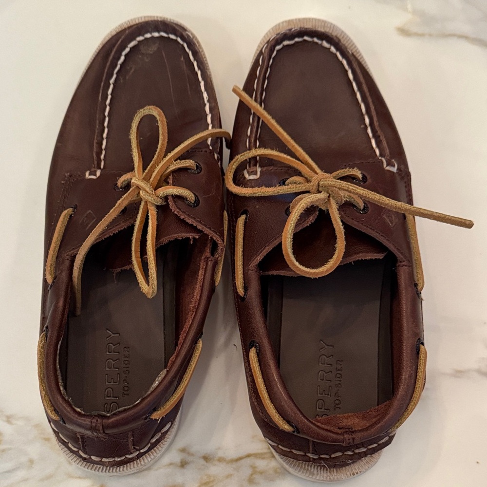 Sperry Kid’s Dark Brown Boat Shoes
